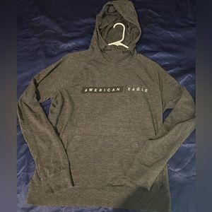 American Eagle Gray Hoodie Medium Men 10/10 Condition